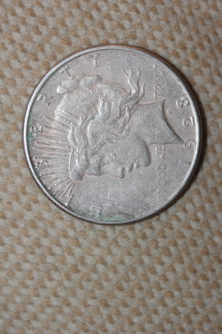 1923-S Peace Silver Dollar: as shown