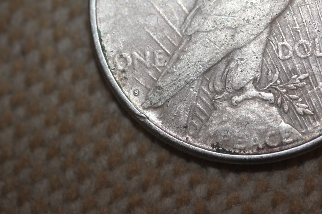 1923-S Peace Silver Dollar - 3