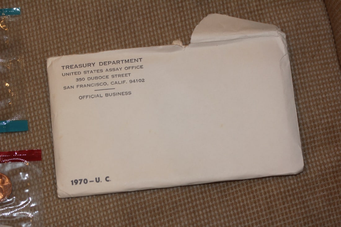 1970 Treasury Department Coin Set - 2