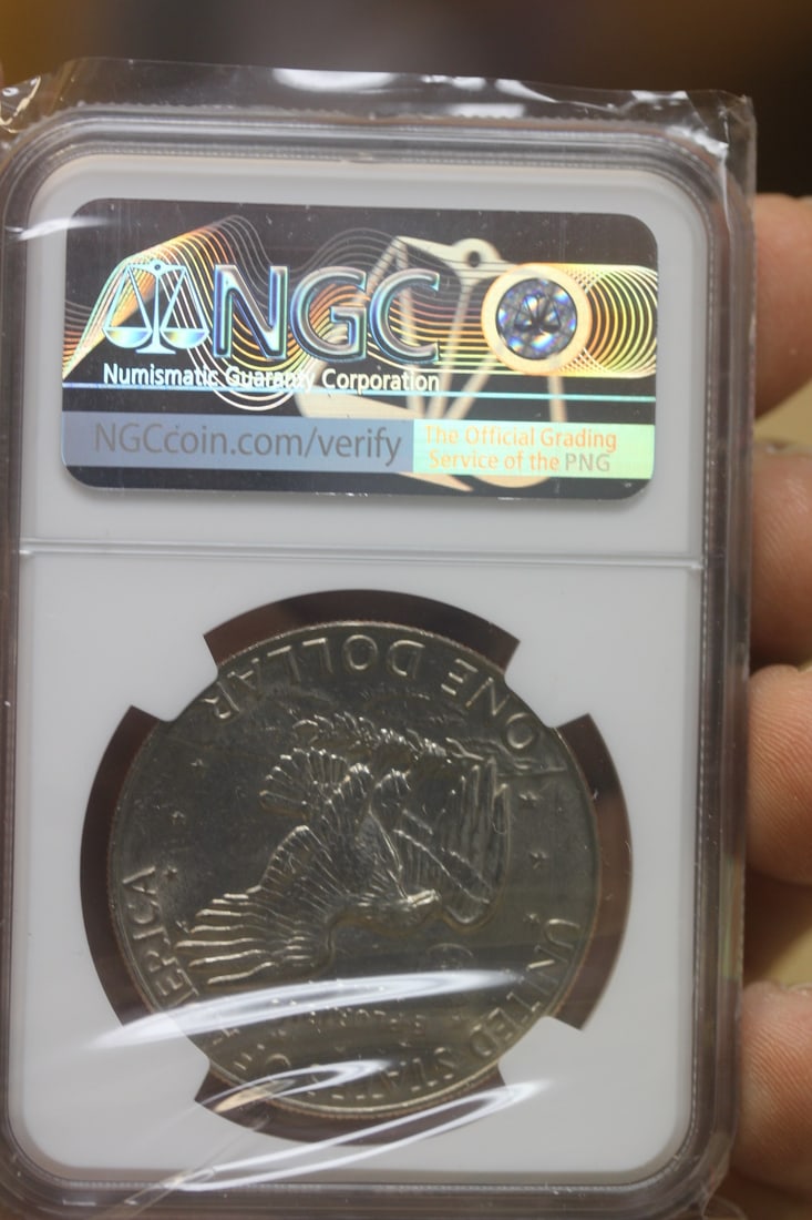 NGC Graded 1978-D Ike Dollar - 2
