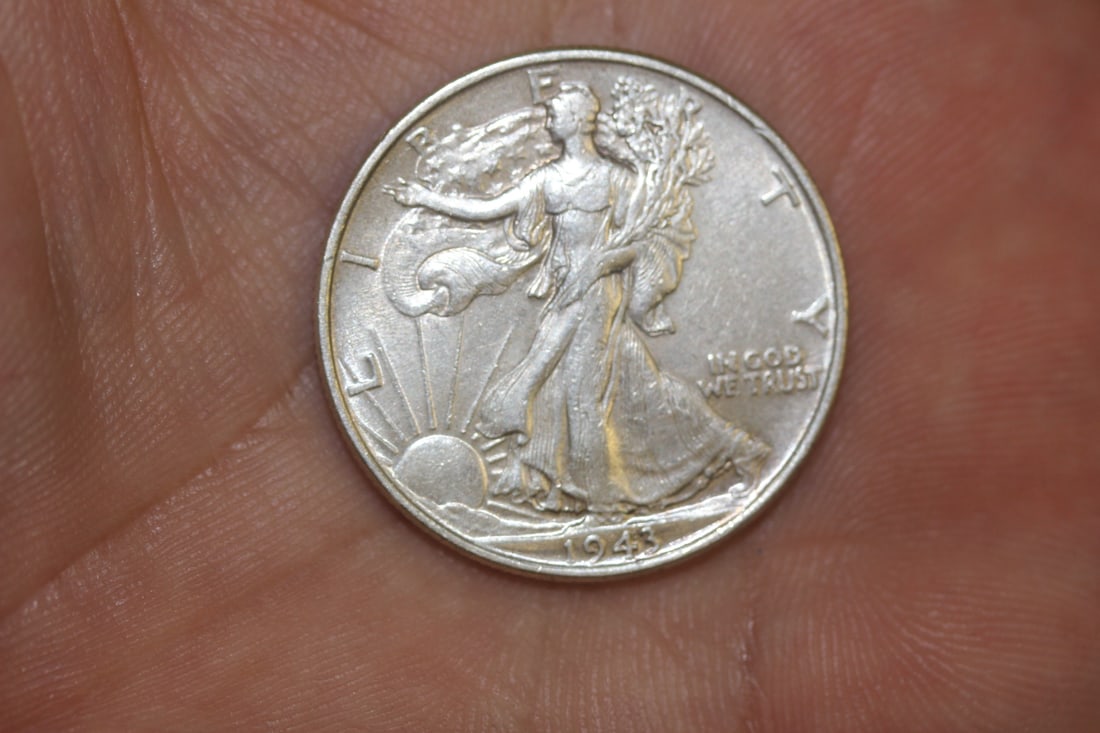 1942 Walking Liberty Silver Half Dollar: as shown