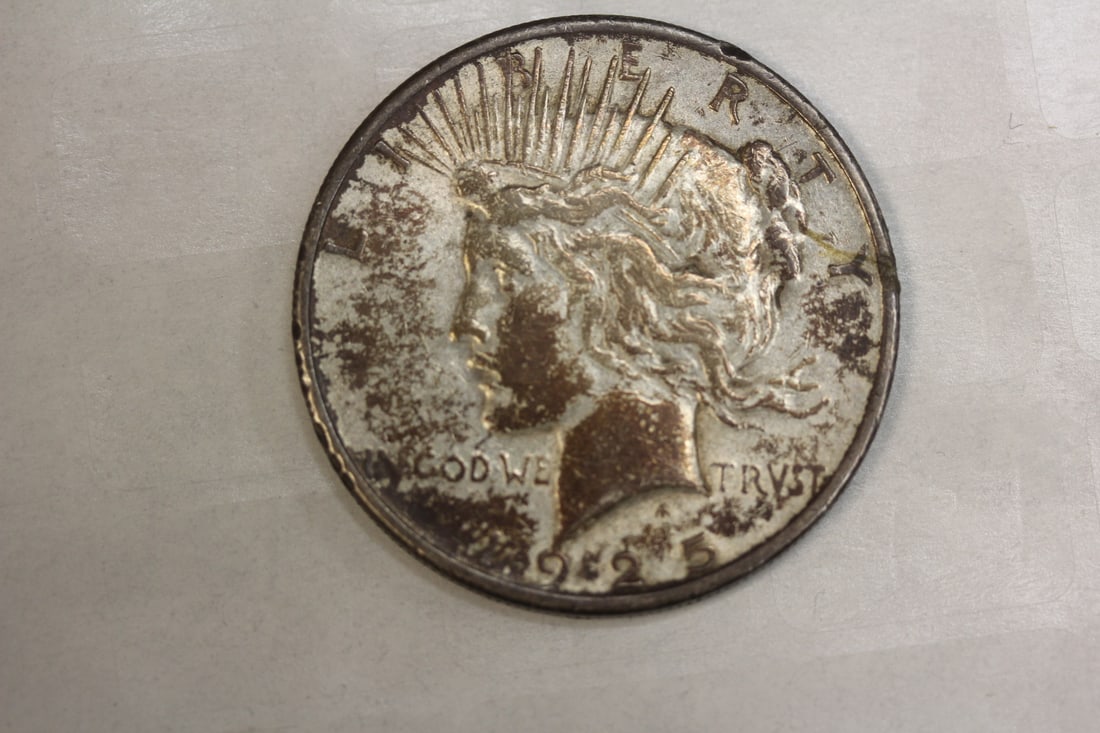 1925 Peace Silver Dollar: as shown