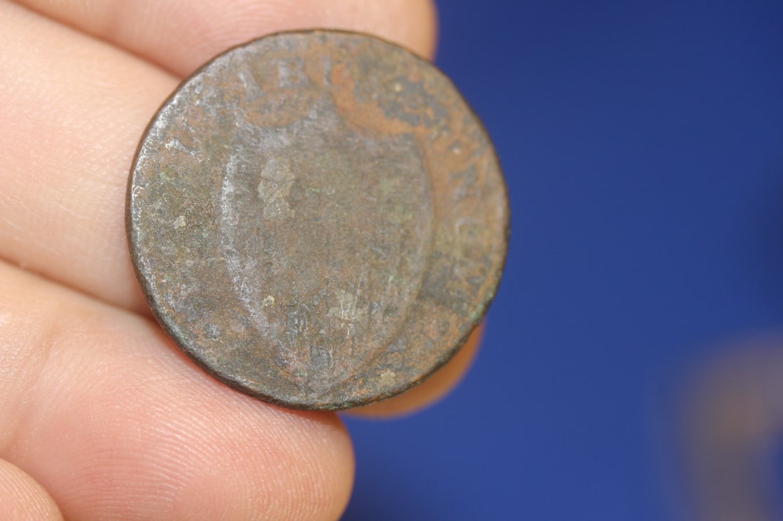 New Jersey Plain Shield Colonial Coin: 1700's - very rare