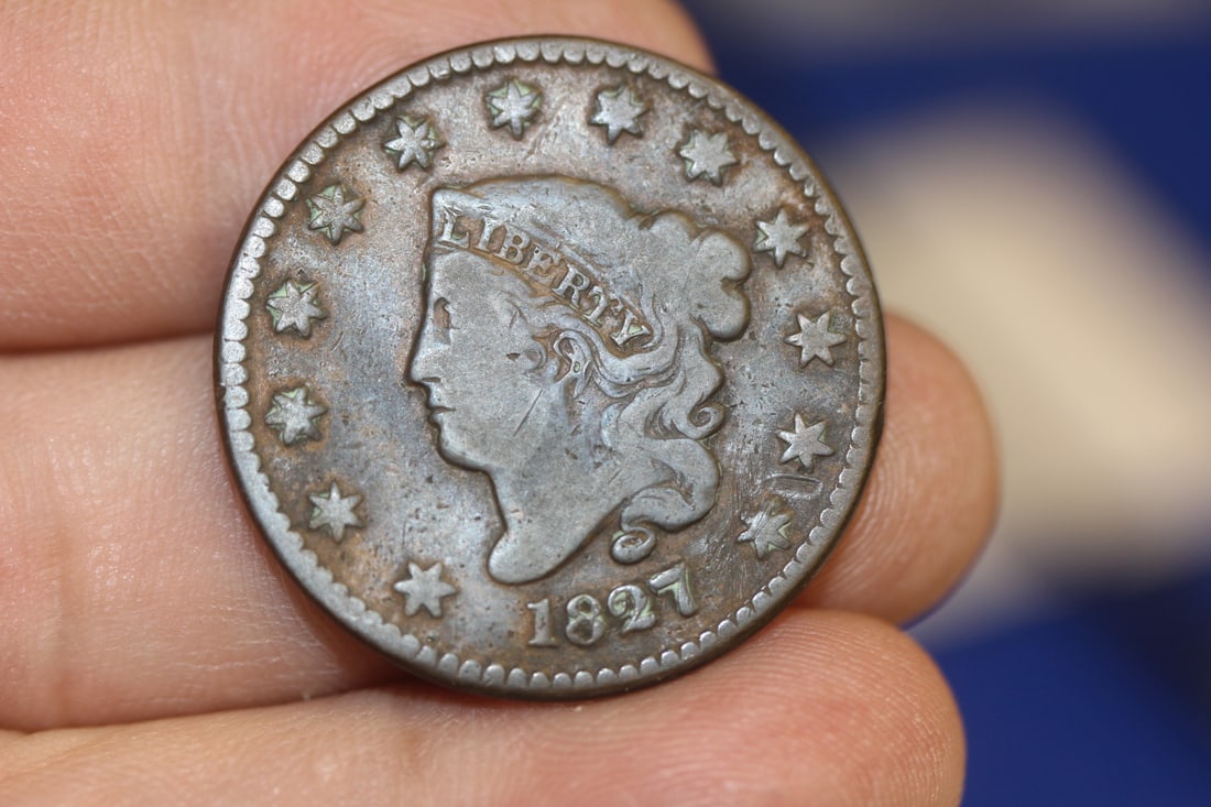 1827 Large Cent: as shown