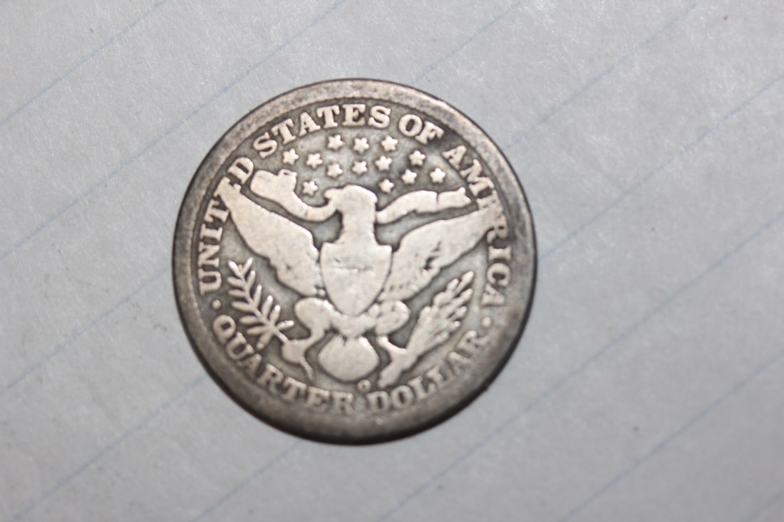 1893-O Barber Quarter - 2