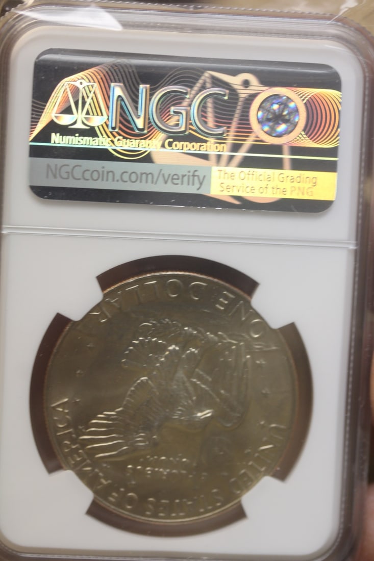 NGC Graded 1978-D Ike Dollar - 2