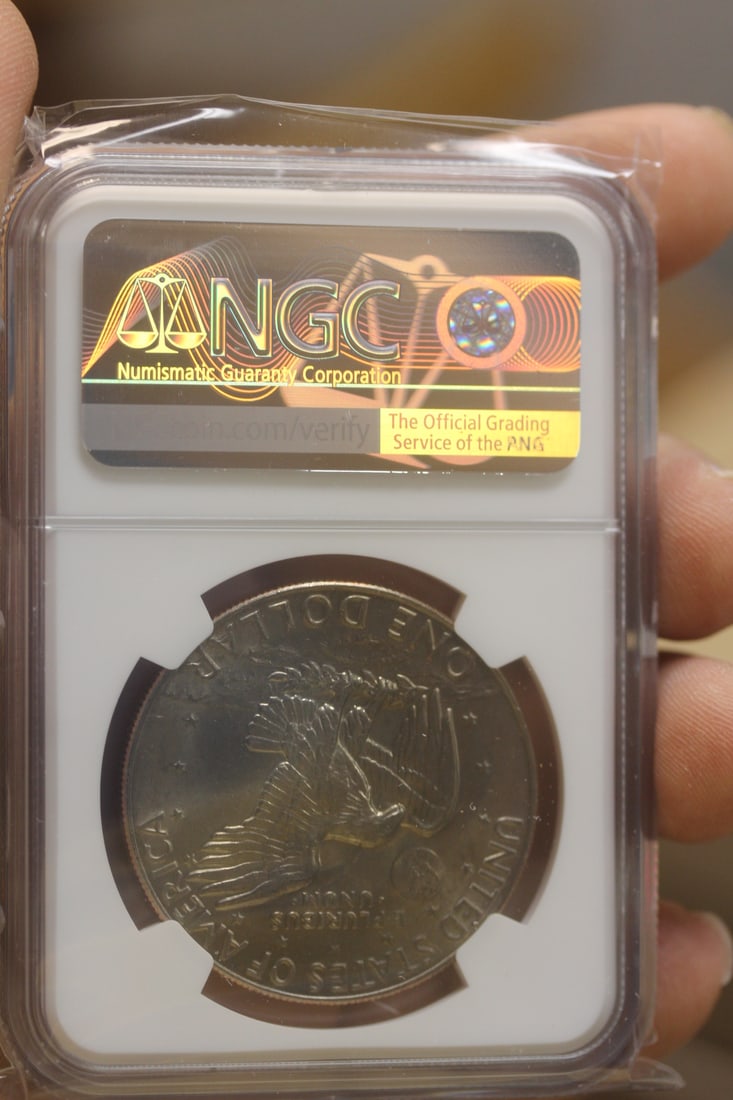 NGC Graded 1978-D Ike Dollar - 2