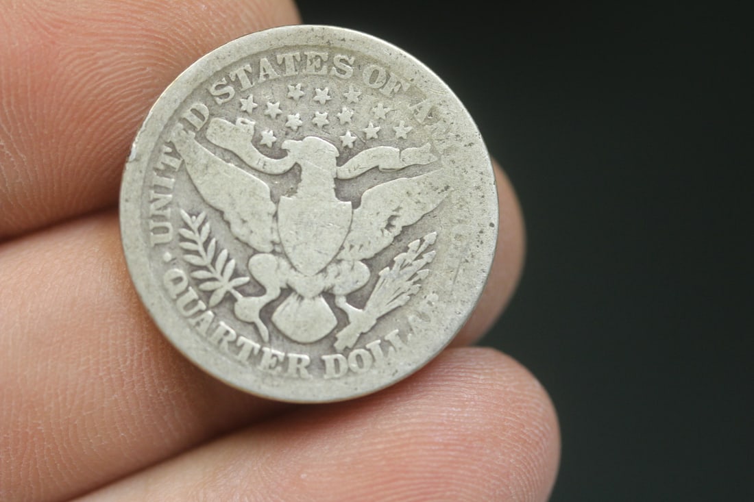 1898 Barber Silver Quarter - 2