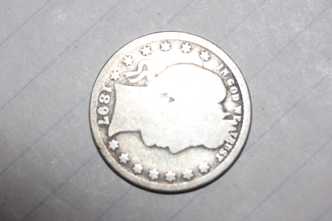 1897 Barber Quarter: as shown