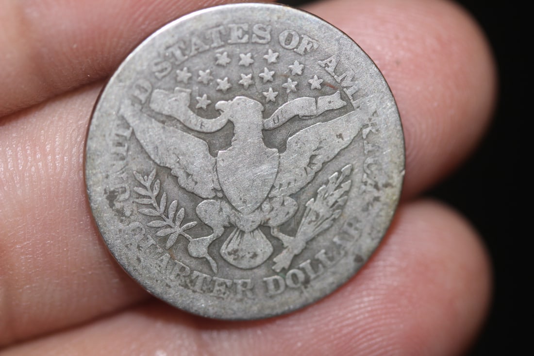1914 Silver Barber Quarter - 2