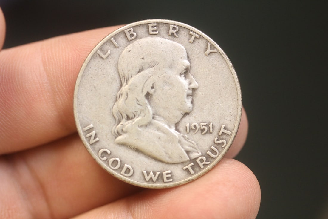 1951-D Franklin Half Dollar (1 of 3)