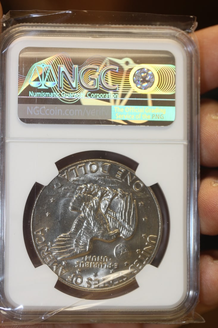 NGC Graded 1978-D Ike Dollar - 2