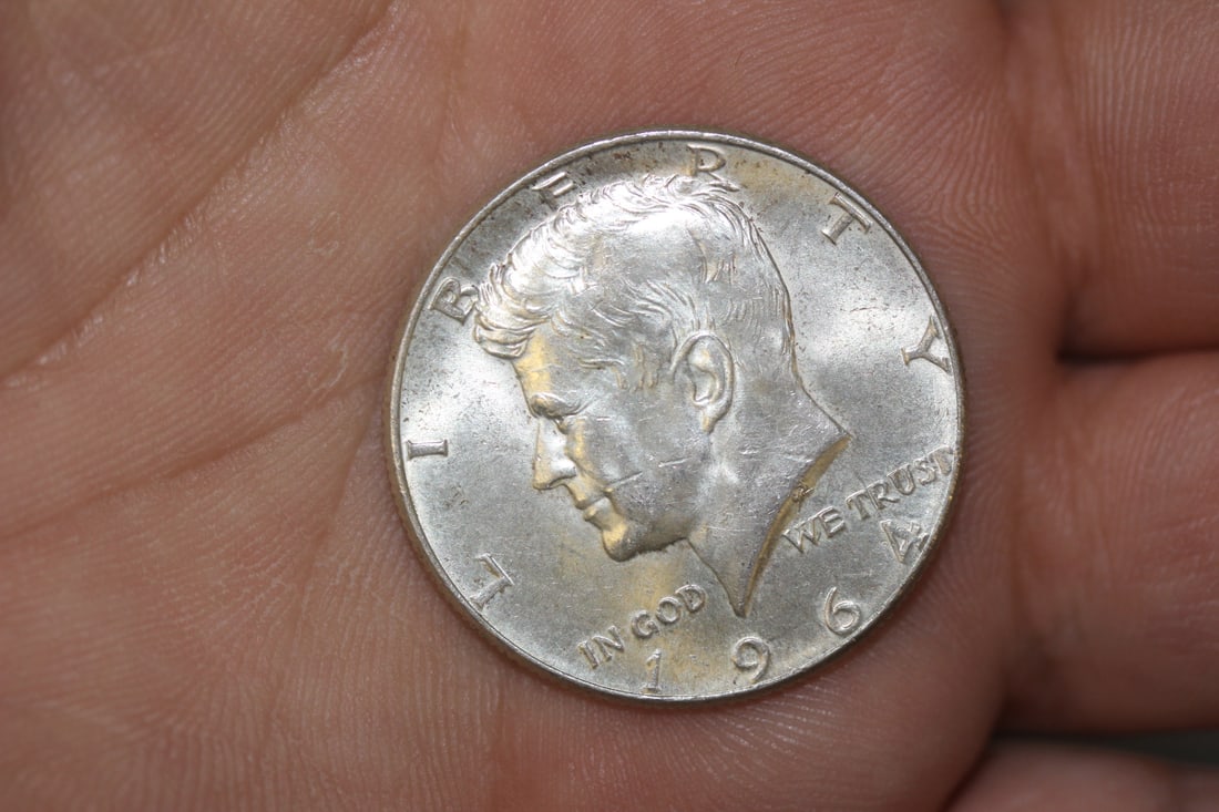 1964 Kennedy Silver Half Dollar: 40% silver