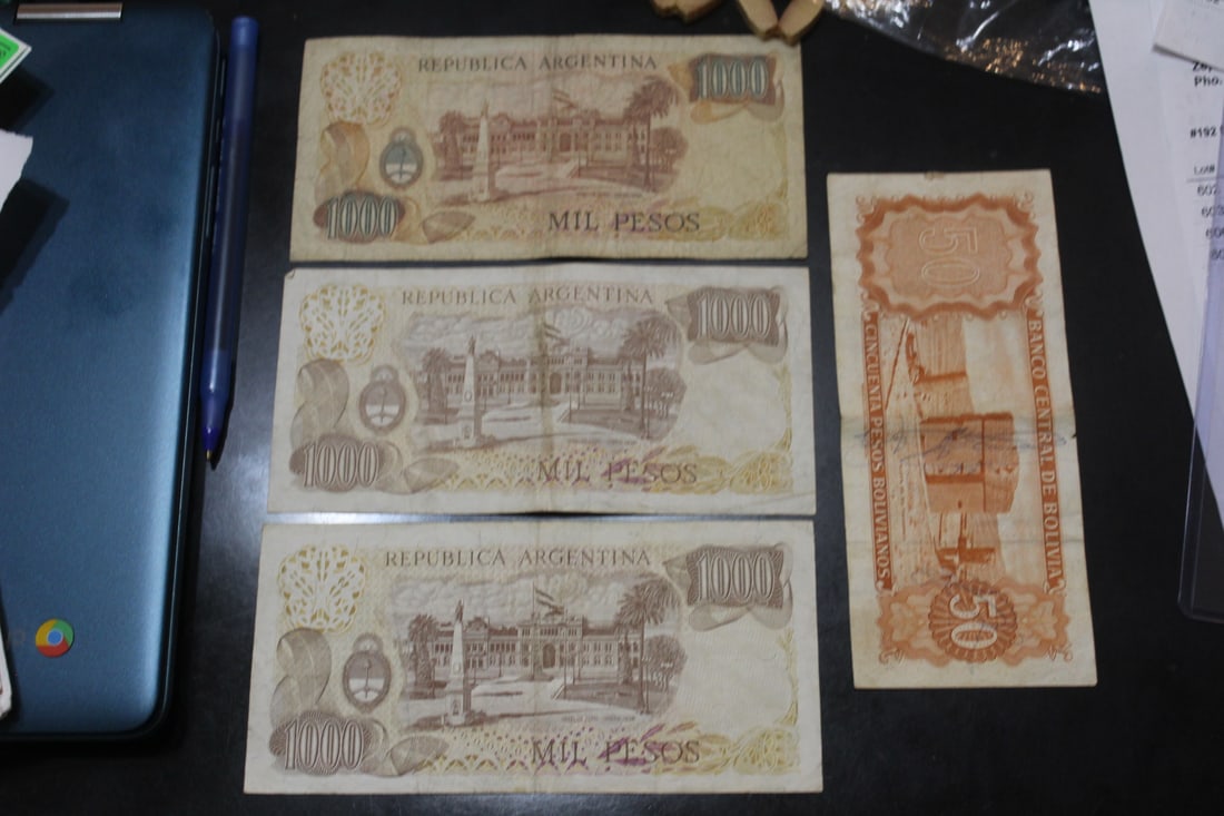 Lot of 4 Foreign Currencies - 2