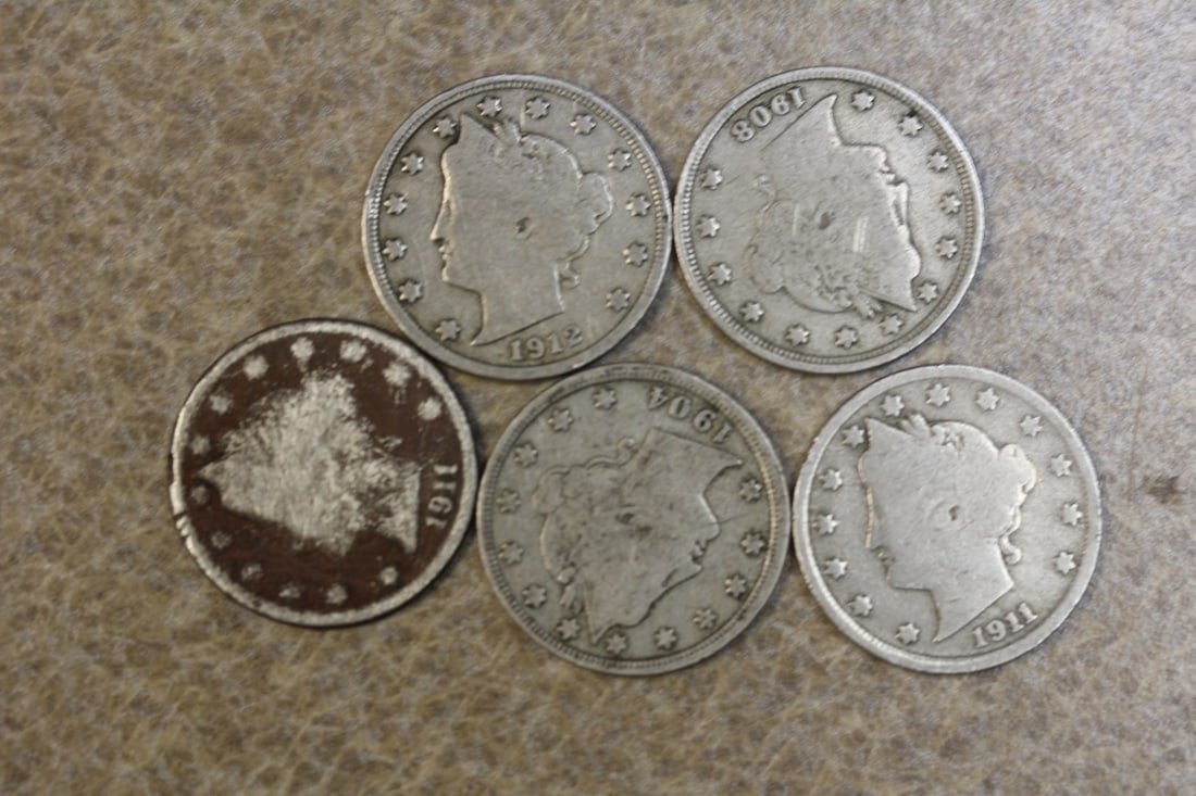 Lot of 5 V Nickels - 2