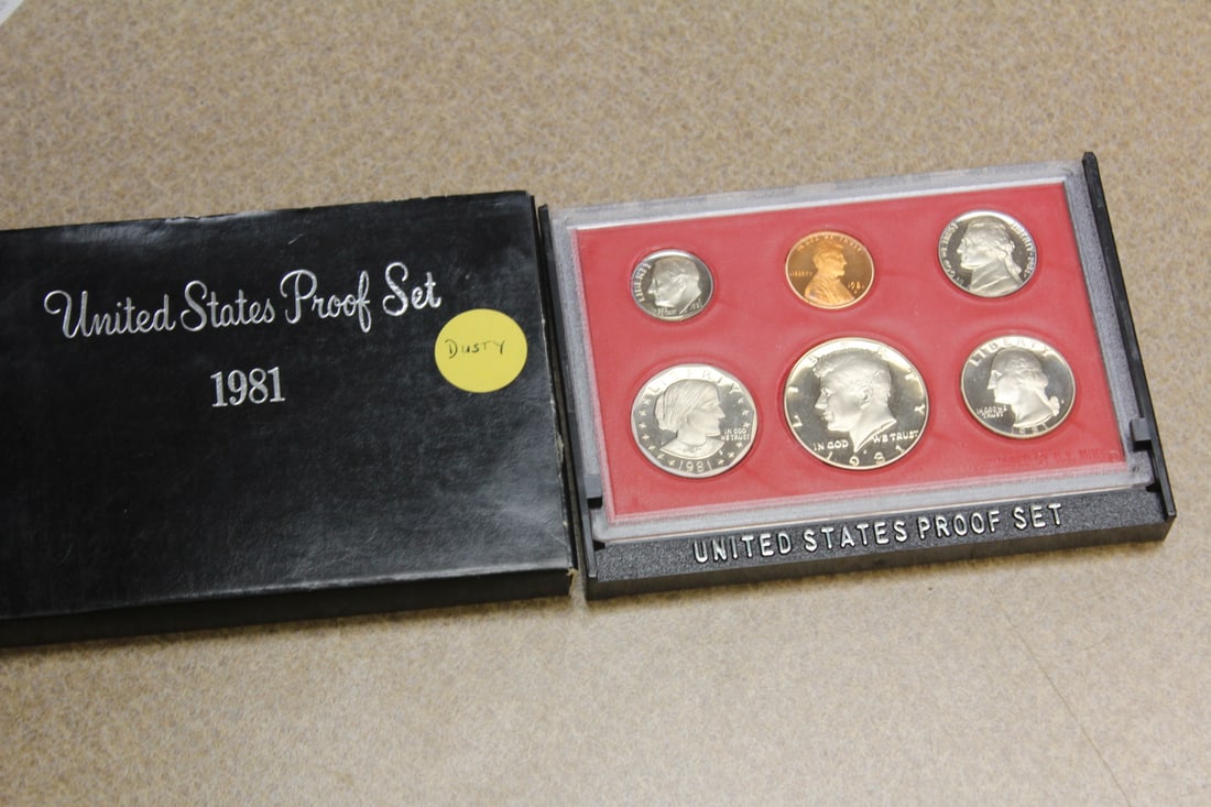 1981 US Proof Coin Set: as shown