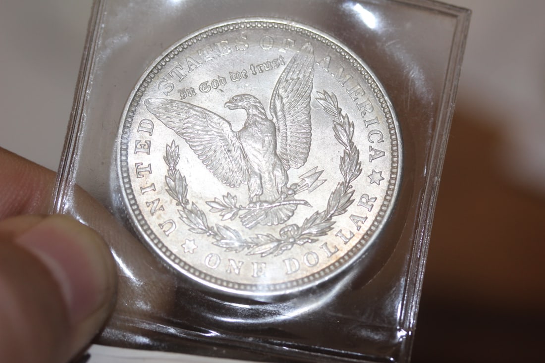 1921 Morgan Silver Dollar - 3