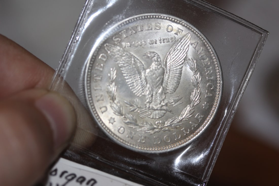 1921 Morgan Silver Dollar - 4