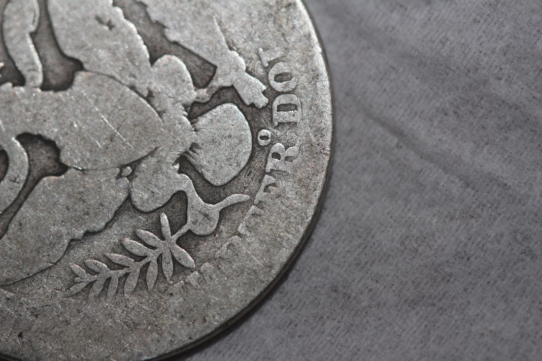 1908-O Barber Silver Quarter - 3