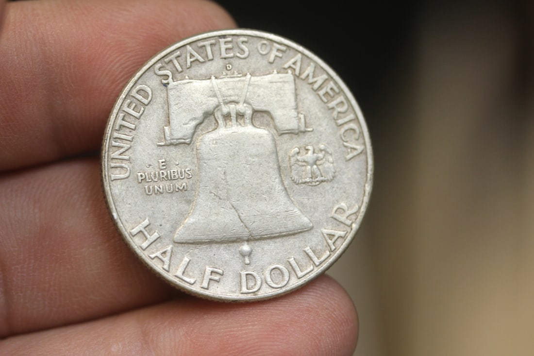 1950-D Franklin Half Dollar - 2