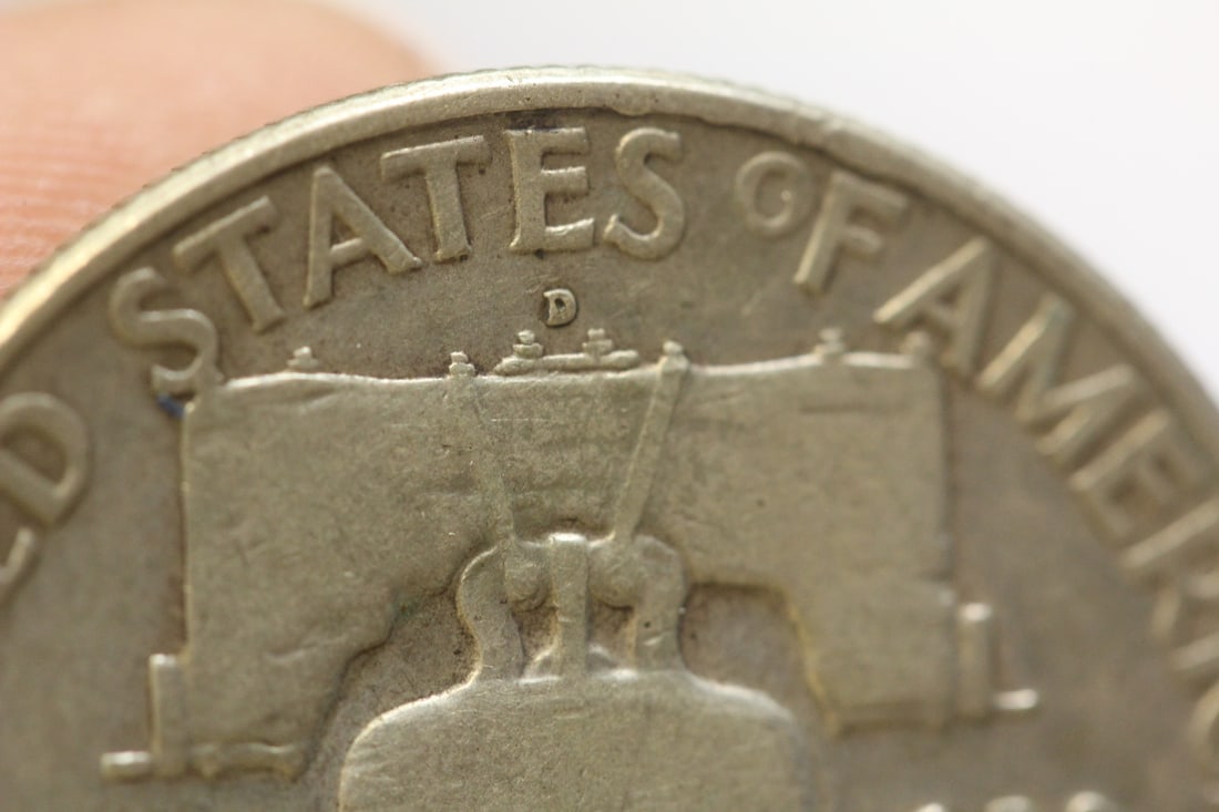 1950-D Franklin Half Dollar - 3