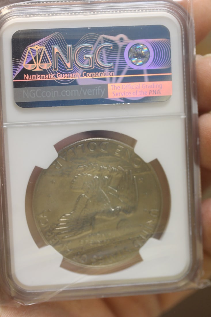 NGC Graded 1978-D Ike Dollar - 2