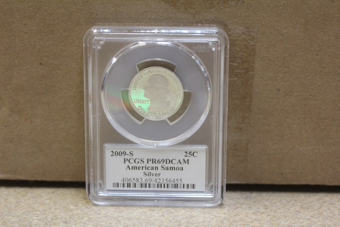 PCGS Graded Silver Quarter: PR69 DCAM