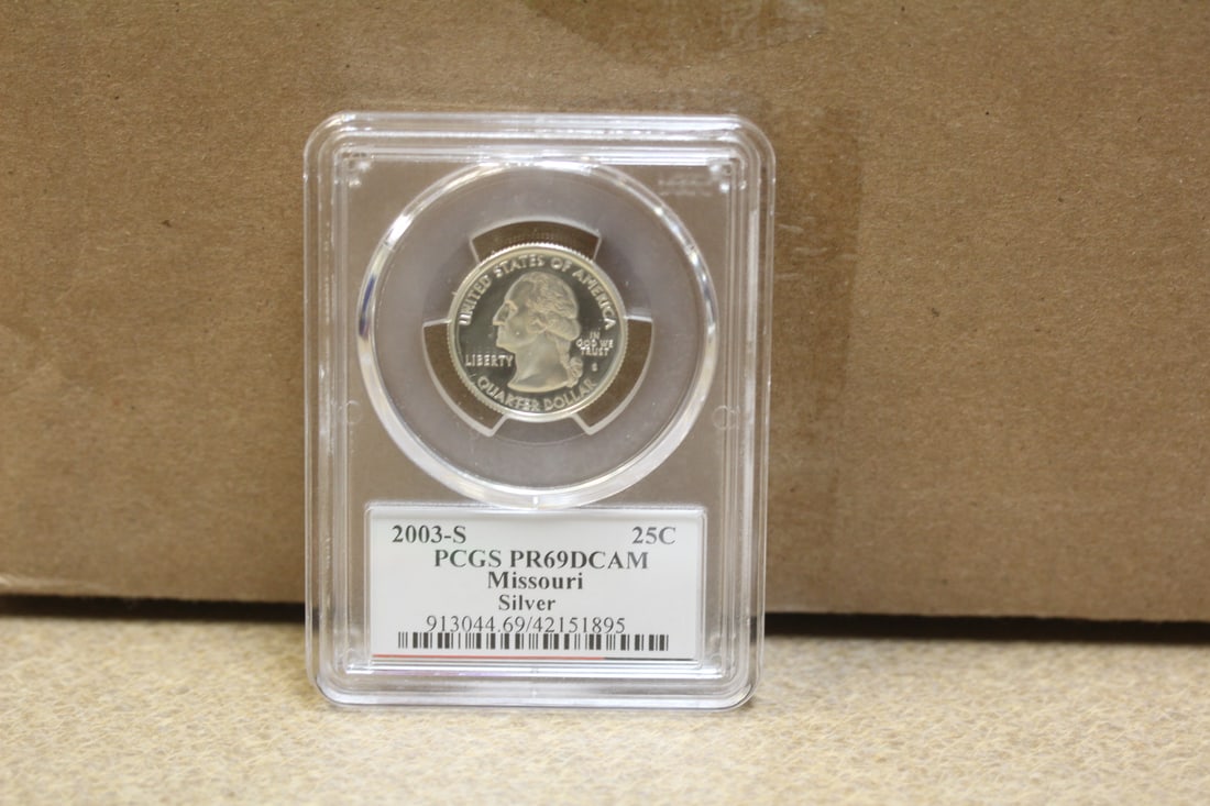 PCGS Graded Silver Quarter: PR69 DCAM