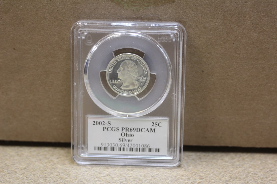 PCGS Graded Silver Quarter: PR69 DCAM