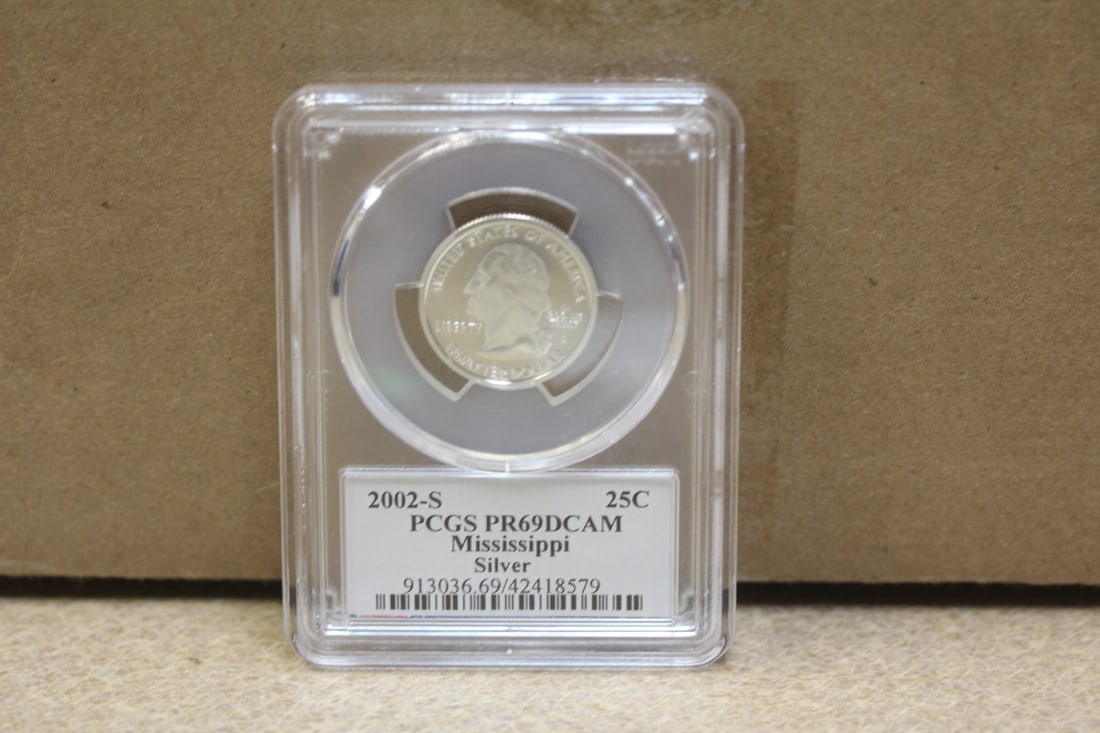 PCGS Graded Silver Quarter: PR69 DCAM
