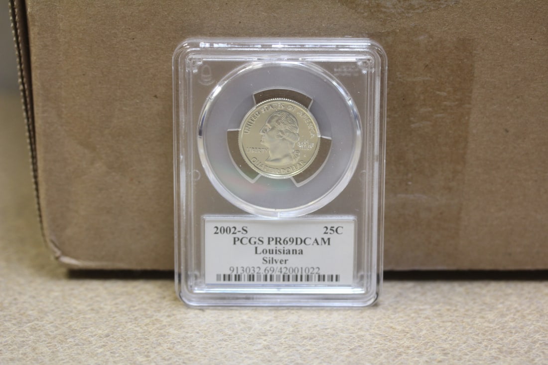 PCGS Graded Silver Quarter: PR69 DCAM