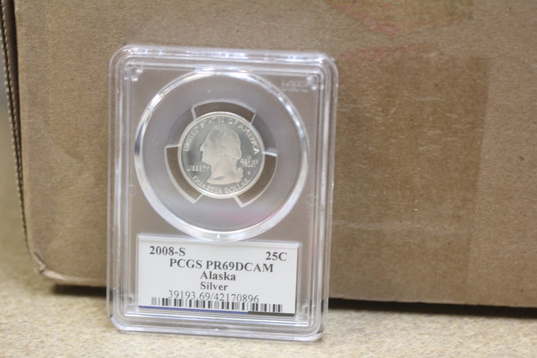PCGS Graded Silver Quarter: PR69 DCAM