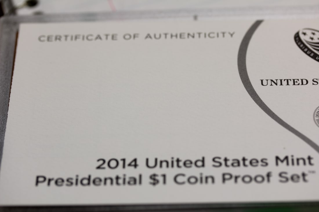 2014 Presidential $1.00 Coin Proof Set - 4