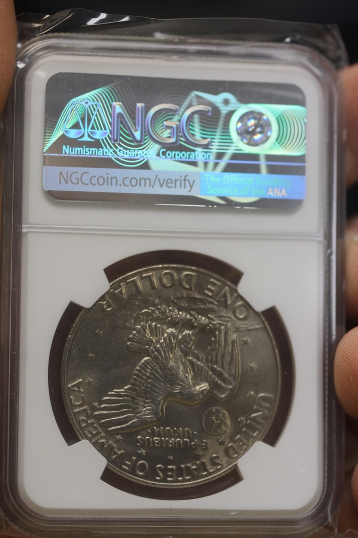 NGC Graded 1978-D Ike Dollar - 2