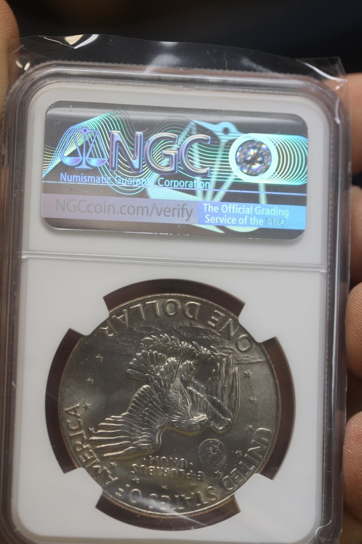 NGC Graded 1978-D Ike Dollar - 2