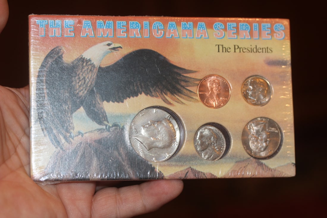 The Americana Series Coin Set: Kennedy half is 40% silver
