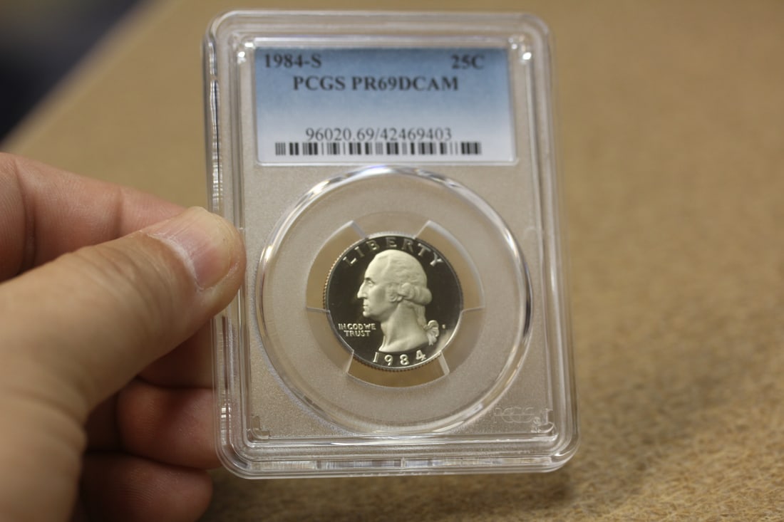 PCGS Graded Quarter: PR69 DCAM - clad