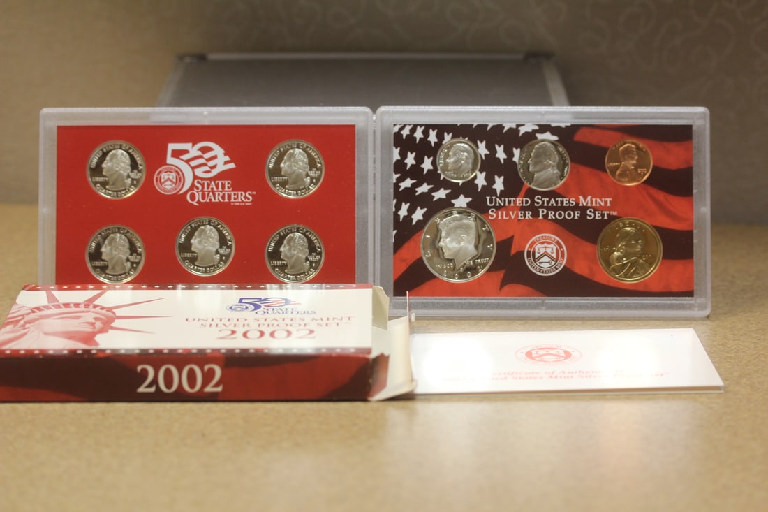 2002 US Mint Silver Proof Set (1 of 4)
