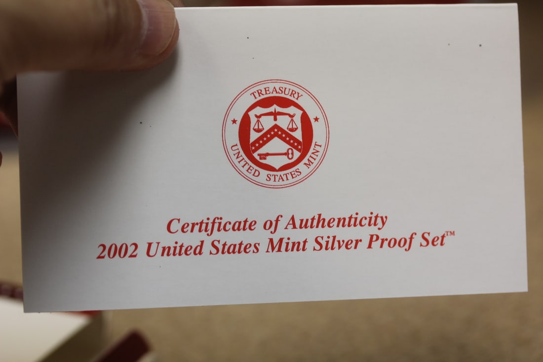 2002 US Mint Silver Proof Set - 3