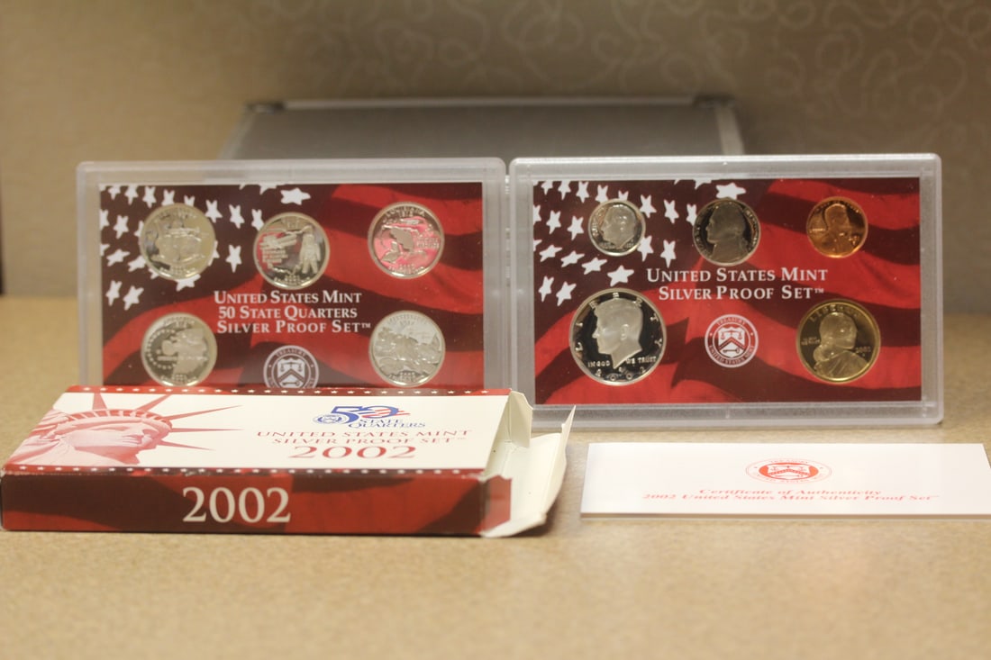 2002 US Mint Silver Proof Set - 2