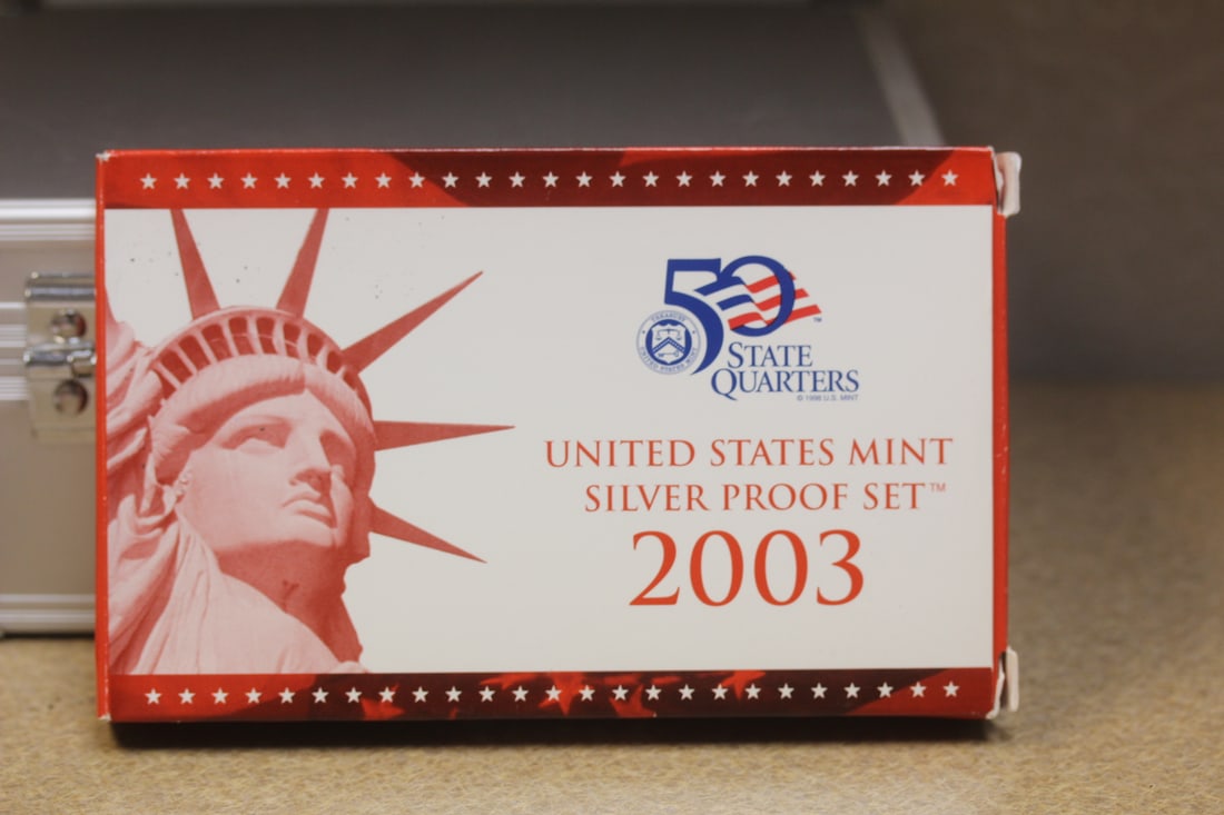 2003 US Mint Silver Proof Set: as shown