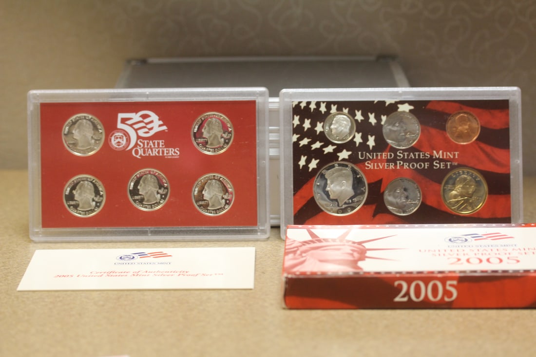 2005 US Mint Silver Proof Set - 2