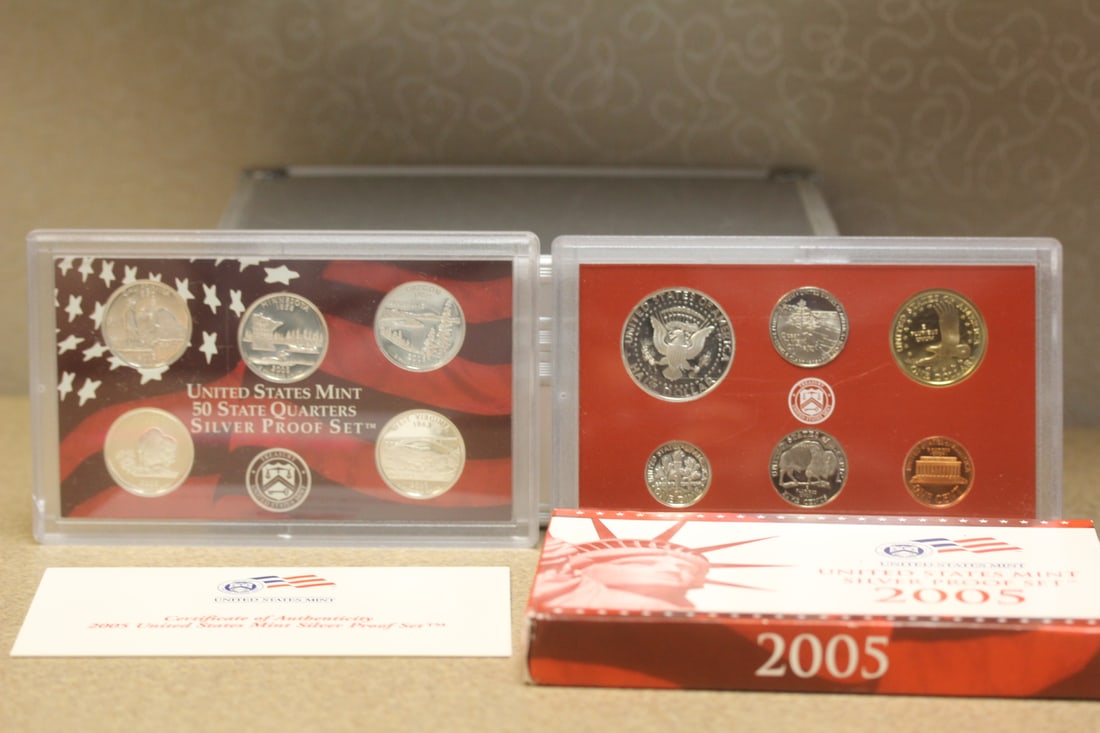 2005 US Mint Silver Proof Set - 3