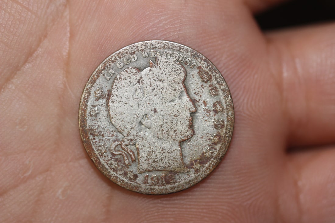 1912 Barber Silver Quarter: as shown