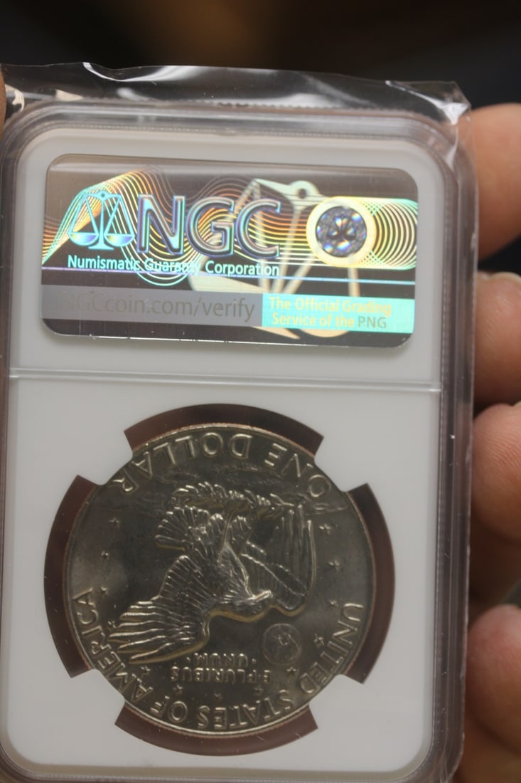 NGC Graded 1978-D Ike Dollar - 2
