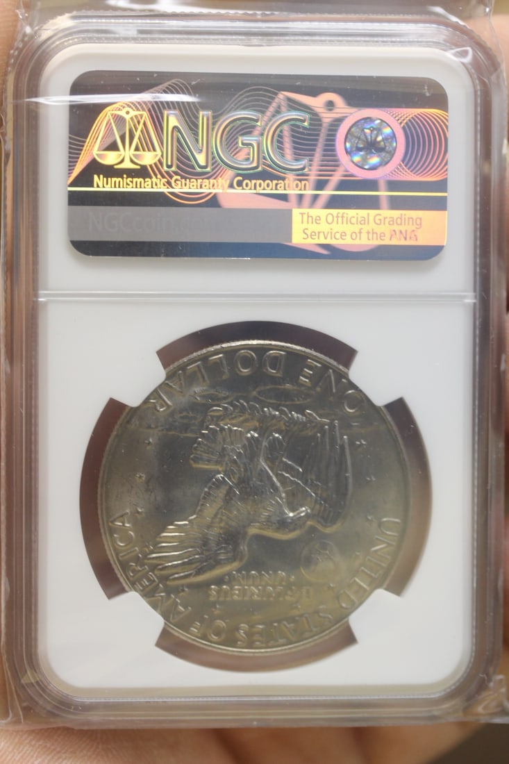 NGC Graded 1978-D Ike Dollar - 2