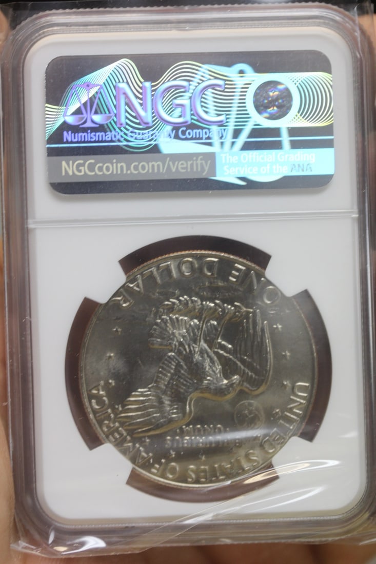 NGC Graded 1978-D Ike Dollar - 2