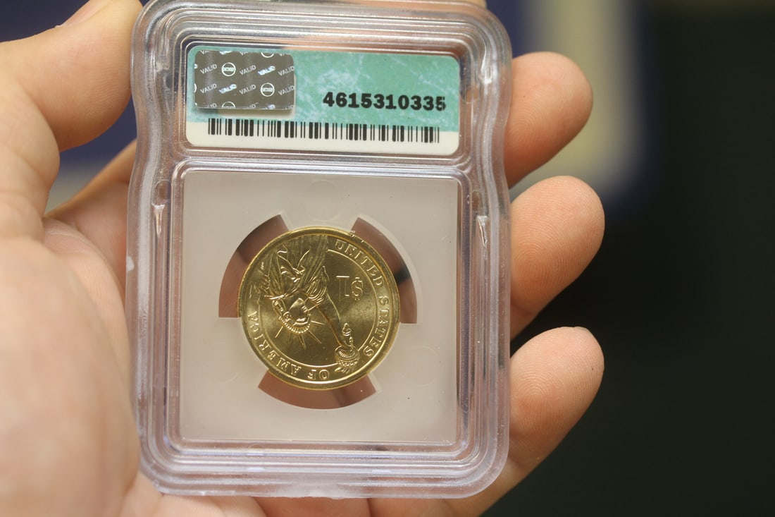 ICG Graded 2008-P John Quincy Adams $1.00 Coin - 2