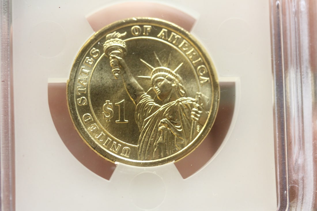 ICG Graded 2008-P John Quincy Adams $1.00 Coin - 6