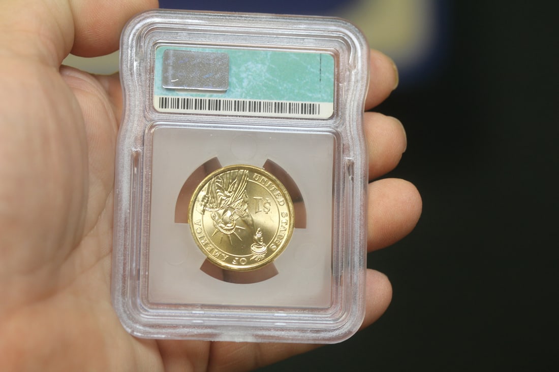 ICG Graded 2008-P James Monroe $1.00 Coin - 2